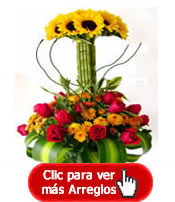 Con Flores de Girasoles